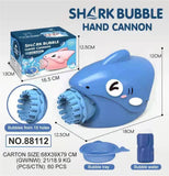 Darrahopens Baby & Kids > Toys Bubblerainbow 15-Hole Bubble Gun Shark Bubble Machine Automatic Children's Hand-Held Outdoor Toys