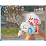 Darrahopens Baby & Kids > Toys Bubblerainbow Pink Boys and Girls Hold Automatic Watertight Bubble Guns Girls' Hearts