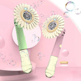 Darrahopens Baby & Kids > Toys Bubblerainbow Sunflower Bubble Machine Handheld Water Bubble Machine Kids Summer Toys Green