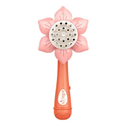 Darrahopens Baby & Kids > Toys Bubblerainbow Sunflower Stick Flower Shower Machine 23 Hole Bubble Gun Children Toy Red