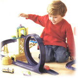 darrahopens Baby & Kids > Toys Chuggington Train Motorised Training Yard Loop Ready to Play Set with Diecast Wilson