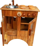 darrahopens Baby & Kids > Toys Combo Wooden Stove and Sink