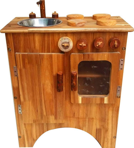 darrahopens Baby & Kids > Toys Combo Wooden Stove and Sink
