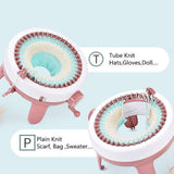 darrahopens Baby & Kids > Toys DIY Knitting Machine Smart Weaving Knit Rotating Kids Toy Scarf Sock Hat Gift