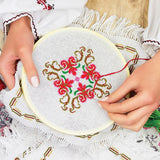 darrahopens Baby & Kids > Toys Embroidery Starter Kit Cross Stitch Kit DIY Hand Craft Stitch 50 Color Kit
