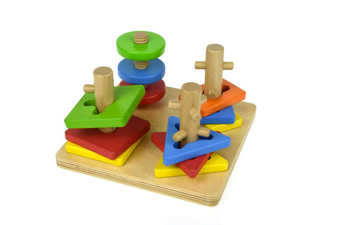darrahopens Baby & Kids > Toys GEOMETRIC ROTATE SHAPE SORTER
