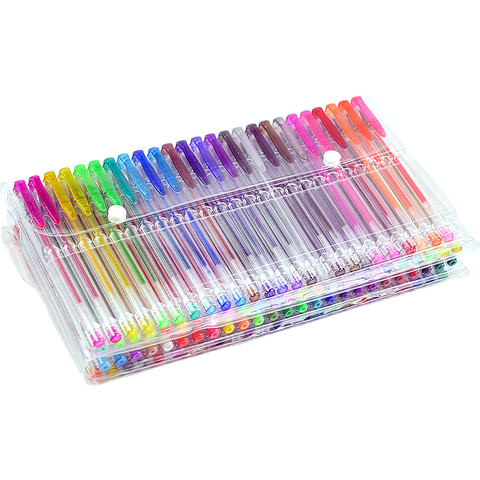 darrahopens Baby & Kids > Toys Glitter Gel Pens (100 pack) with 2.5X More Ink - Craft, Kids & Adult Colouring