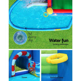 darrahopens Baby & Kids > Toys Happy Hop Inflatable Water Jumping Castle Bouncer Kid Toy Windsor Slide Splash