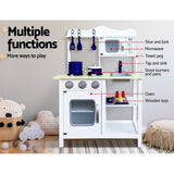 darrahopens Baby & Kids > Toys Keezi 18 Piece Kids Kitchen Play Set - White