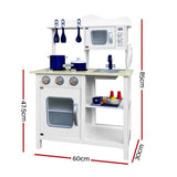 darrahopens Baby & Kids > Toys Keezi 18 Piece Kids Kitchen Play Set - White