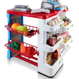 darrahopens Baby & Kids > Toys Keezi 24 Piece Kids Super Market Toy Set - Red & White