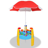 darrahopens Baby & Kids > Toys Keezi 26 Piece Kids Umbrella & Table Set