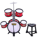 darrahopens Baby & Kids > Toys Keezi Kids 7 Drum Set Junior Drums Kit Musical Play Toys Childrens Mini Big Band