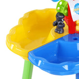 darrahopens Baby & Kids > Toys Keezi Kids Beach Sand and Water Sandpit Outdoor Table Childrens Bath Toys