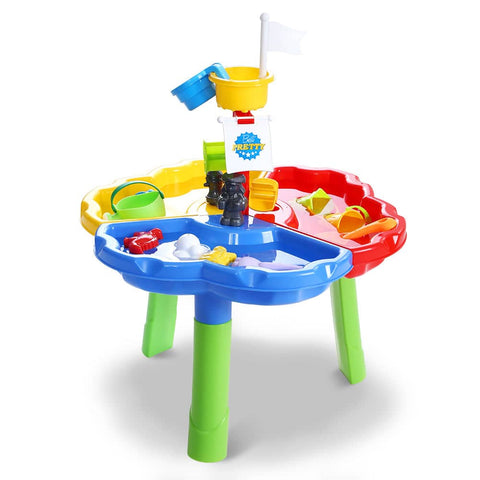 darrahopens Baby & Kids > Toys Keezi Kids Beach Sand and Water Sandpit Outdoor Table Childrens Bath Toys