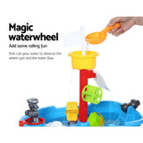 darrahopens Baby & Kids > Toys Keezi Kids Beach Sand and Water Toys Outdoor Table Pirate Ship Childrens Sandpit