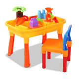darrahopens Baby & Kids > Toys Keezi Kids Table & Chair Sandpit Set