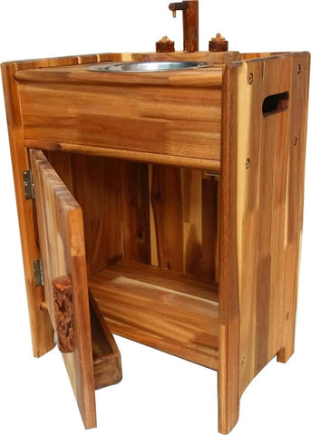 darrahopens Baby & Kids > Toys Natural Wooden Sink