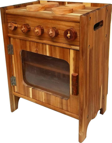 darrahopens Baby & Kids > Toys Natural Wooden Stove
