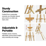 darrahopens Baby & Kids > Toys Pine Wood Easel Artist Art Display Painting Shop Tripod Stand Wedding