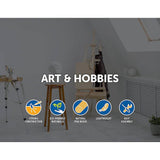 darrahopens Baby & Kids > Toys Pine Wood Easel Artist Art Display Painting Shop Tripod Stand Wedding