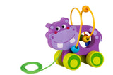 darrahopens Baby & Kids > Toys PULL ALONG HIPPO WITH BEAD MAZE