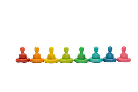 darrahopens Baby & Kids > Toys Rainbow People Cups and Rings