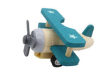 darrahopens Baby & Kids > Toys RETRO PULL BACK BIPLANE GREEN