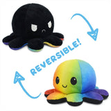 Darrahopens Baby & Kids > Toys Reversible Plushie - Octopus Black/Rainbow
