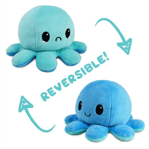 Darrahopens Baby & Kids > Toys Reversible Plushie - Octopus Happy/Crying
