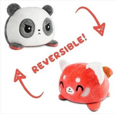 Darrahopens Baby & Kids > Toys Reversible Plushie - Panda Black/Red