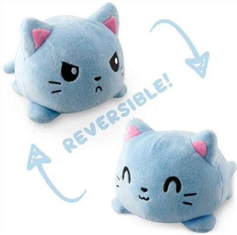 Darrahopens Baby & Kids > Toys Reversible Plushie - Russian Blue Cat