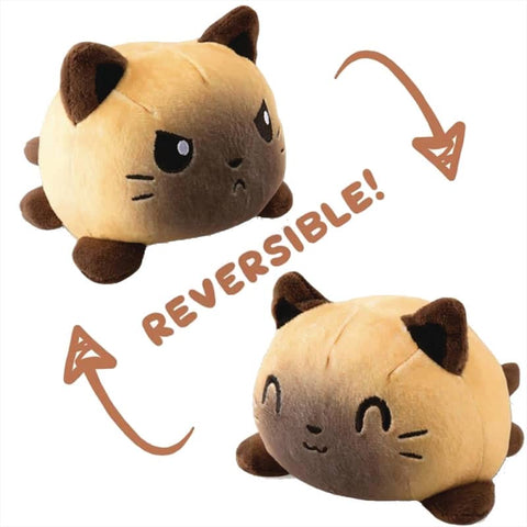 Darrahopens Baby & Kids > Toys Reversible Plushie - Siamese Cat