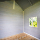 Darrahopens Baby & Kids > Toys ROVO KIDS Wooden Tower Cubby House with Slide, Sandpit, Climbing Wall, Noughts & Crosses