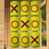 Darrahopens Baby & Kids > Toys ROVO KIDS Wooden Tower Cubby House with Slide, Sandpit, Climbing Wall, Noughts & Crosses, Natural Colour