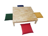 darrahopens Baby & Kids > Toys Square Low table and 4 cushions