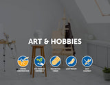 darrahopens Baby & Kids > Toys Tabletop Easel Wood Studio H-Frame Artist Art Display Painting Shop Tripod Stand Wedding
