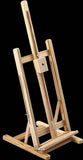 darrahopens Baby & Kids > Toys Tabletop Easel Wood Studio H-Frame Artist Art Display Painting Shop Tripod Stand Wedding