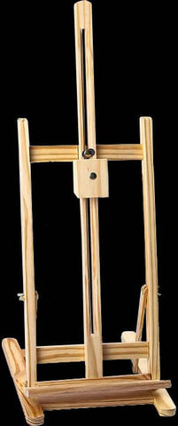 darrahopens Baby & Kids > Toys Tabletop Easel Wood Studio H-Frame Artist Art Display Painting Shop Tripod Stand Wedding