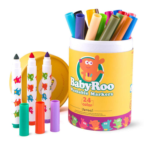 darrahopens Baby & Kids > Toys WASHABLE MARKERS -BABY ROO 24 COLOURS