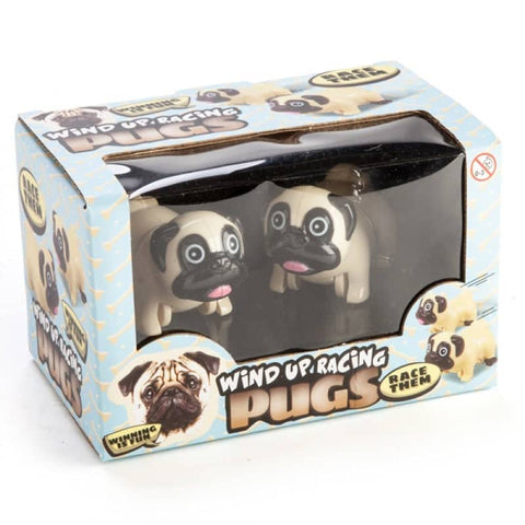 Darrahopens Baby & Kids > Toys Wind Up Racing Pugs - Set of 2