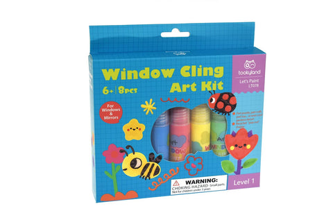 darrahopens Baby & Kids > Toys WINDOW CLING ART CRAFT KIT