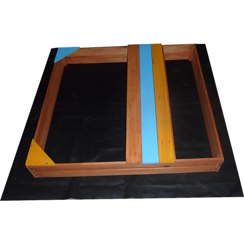 Darrahopens Baby & Kids > Toys Wooden Kids Backyard Sandbox Children Outdoor Play Toy Sandpit