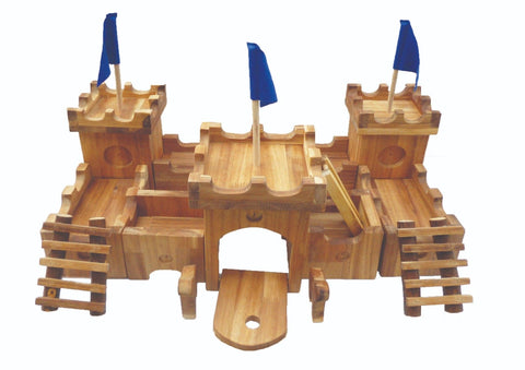 darrahopens Baby & Kids > Toys Wooden Medieval Castle