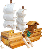 darrahopens Baby & Kids > Toys Wooden Pirate Ship