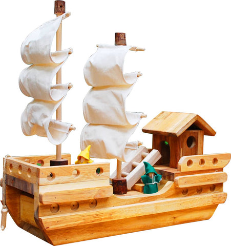 darrahopens Baby & Kids > Toys Wooden Pirate Ship