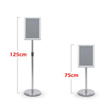 Darrahopens Commercial > Commercial Others A4 Floor Poster Stand Foyer Pedestal Sign Holder Business Menu Display