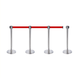 Darrahopens Commercial > Commercial Others Retractable Queue Crowd Control Barriers | Silver Pole Red Belt
