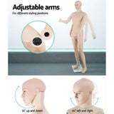 darrahopens Commercial > Mannequins 186cm Tall Full Body Male Mannequin - Skin Coloured