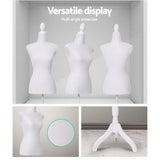 darrahopens Commercial > Mannequins Female Mannequin 170cm Model Dressmaker Clothes Display Torso Tailor Wedding White